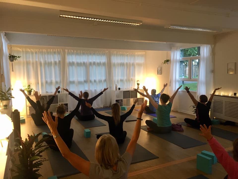 Yoga class at G&G