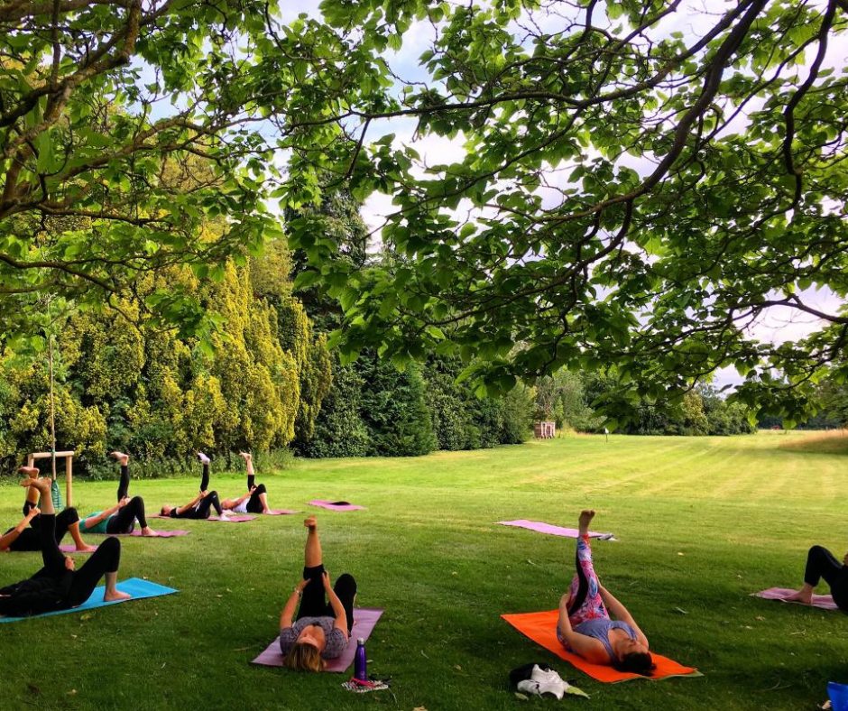 Outdoor Yoga with Grace & Gravity.