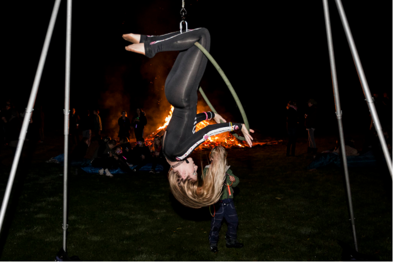 Aerial Hoop Performances with us